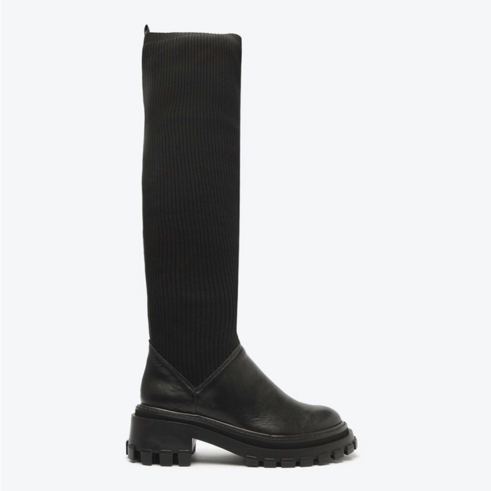 SCHUTZ Black Over the Knee Boots